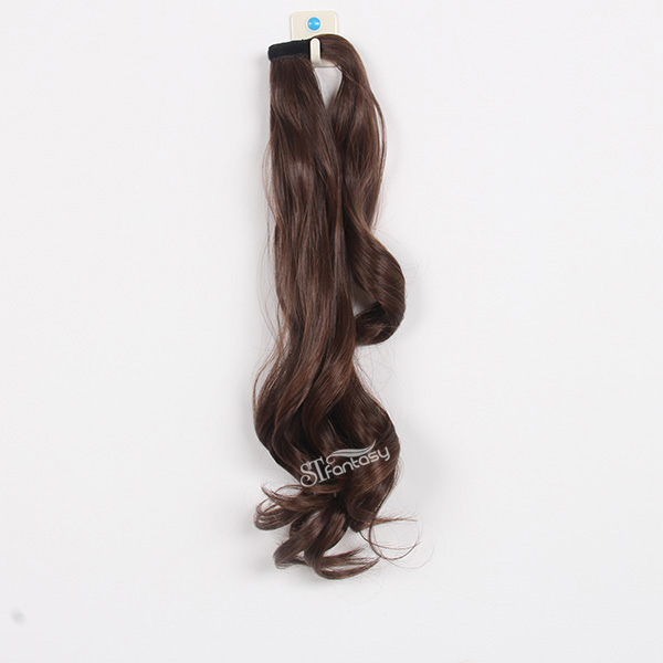 ST 2016 new arrival dark brown synthetic hair ponytail wholesale