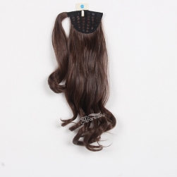 ST 2016 new arrival dark brown synthetic hair ponytail wholesale