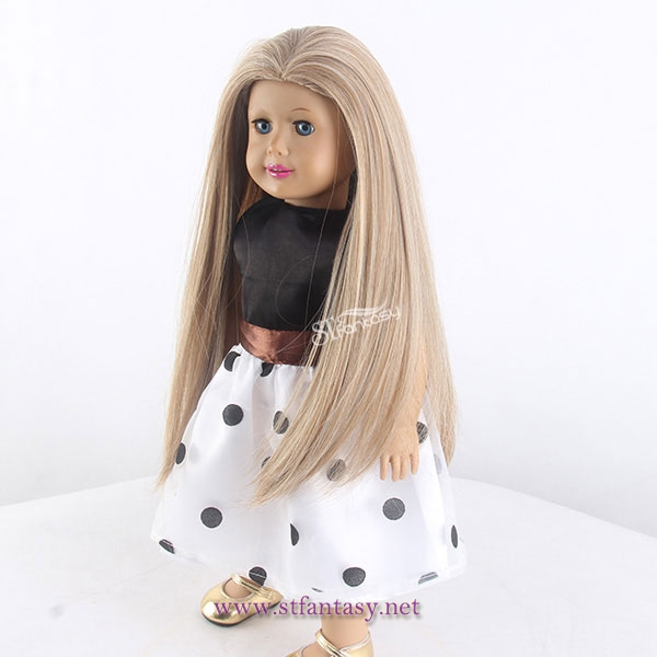 Guangzhou 18 inch American doll wigs manufacture wholesale cute wig for dolls