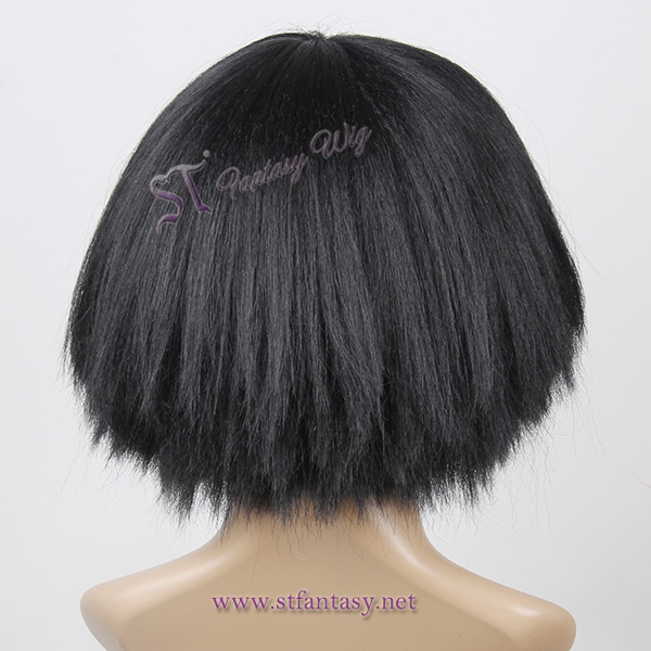 China Wigs Supplier Wholesale 11.5” Fluffy Extra Short Japanese Synthetic Hair Wig For Female Mannequin