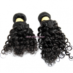 Afro Kinky Curly 100% European Hair Extension Human Weft