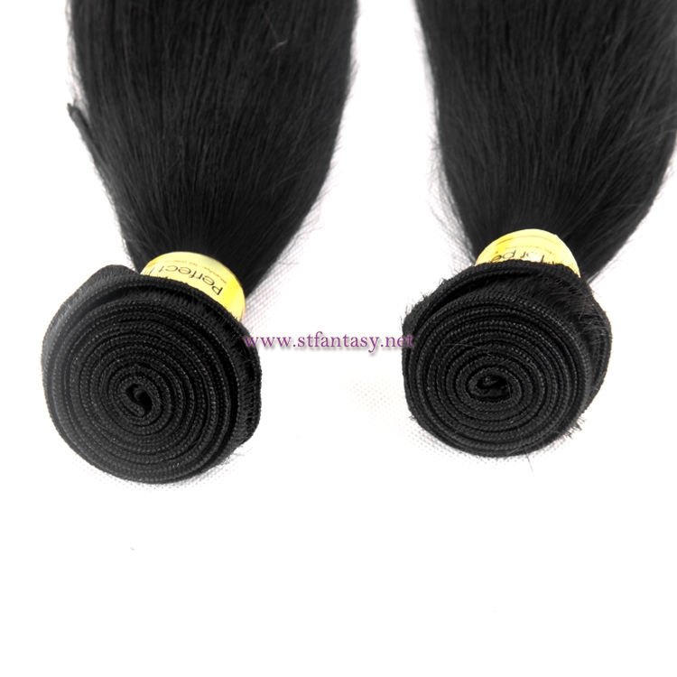 Guangzhou Wig Supplier Cheap Wholesale Long Black Straight 100% Brazilian Remy Virgin Hair Extension Human Weft