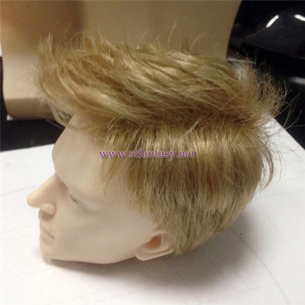 Small Size Golden Lovely Boy Doll Synthetic Hair Quality Wig Wholesale Australia