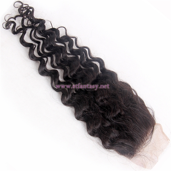 Hair Extensions Wigs South Africa Suppliers Mongolian 4x4 12" Deep Weave Natural Lace Frontal Closures