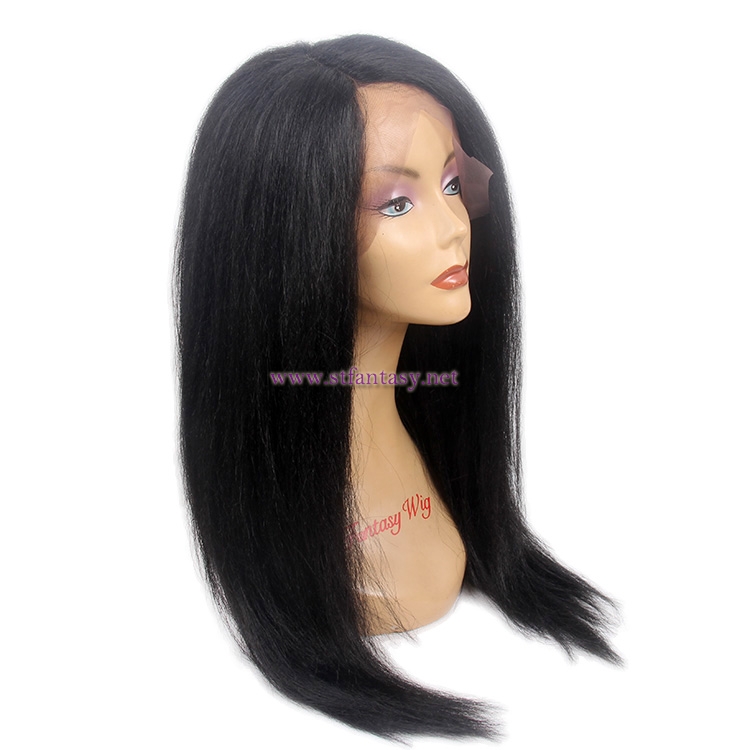 2017 Newest Hair Product Japanese Synthetic Hair U Part Lace Frontal Long Black Wig For Black Women