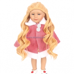 Stfantasy Wholesale American Doll Wigs Blonde Long Curly Braid Wig For Dolls Under 10 Dollars