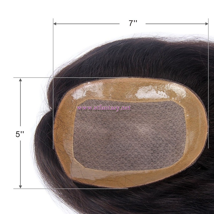 Hairpieces Supplier- Wholesale 7x5 Lace Closure Long Straight Women Toupee