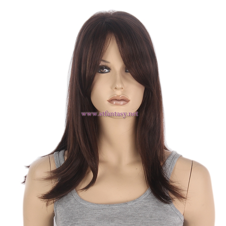 China  Wig Supplier-Wholesale 16" Straight Simple Style Wig Manufacturer