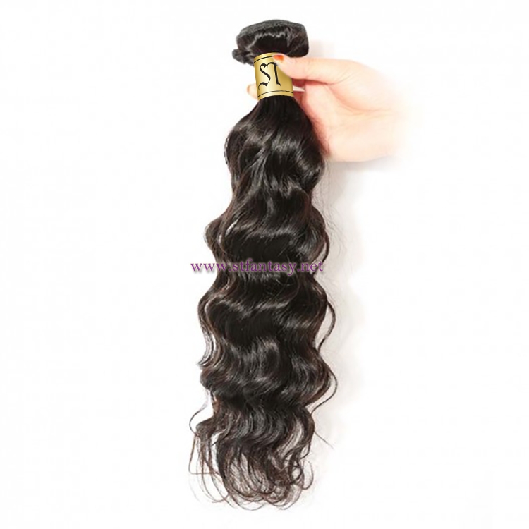 ST Fantasy Indian Natural Wave Virgin Hair Weave 3Bundles Human Hair