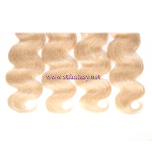 ST Fantasy T1b/613 Hair Color Body Wave 4Bundles Ombre Human Hair Weave