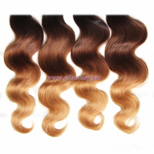 ST Fantasy Malaysian Body Wave Hair Ombre 3 Tone 3Bundles