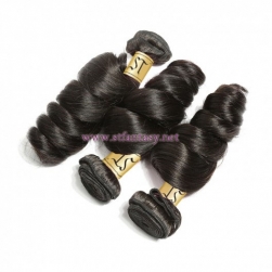 ST Fantasy Indian Loose Wave 3Bundles Human Virgin Hair Weft