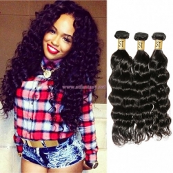 ST Fantasy Deep Wave Brazilian Hair 3Bundles African American Hairstyle