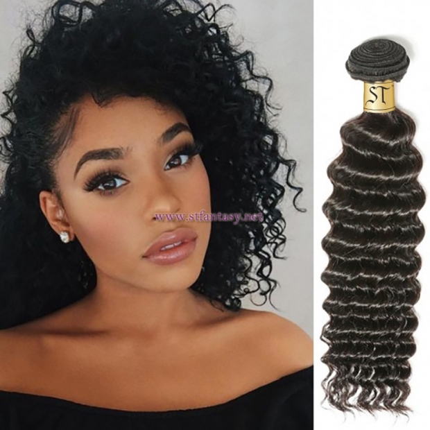 ST Fantasy Malaysian Virgin Deep Wave Hair 3Bundles Human Hair