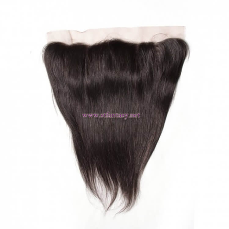 ST Fantasy Brazilian Straight 13x4 Lace Frontal With Human Hair 3Bundles