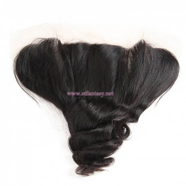 ST Fantasy 13x4 Lace Frontal Closure Loose Wave Hair With 3 Bundles