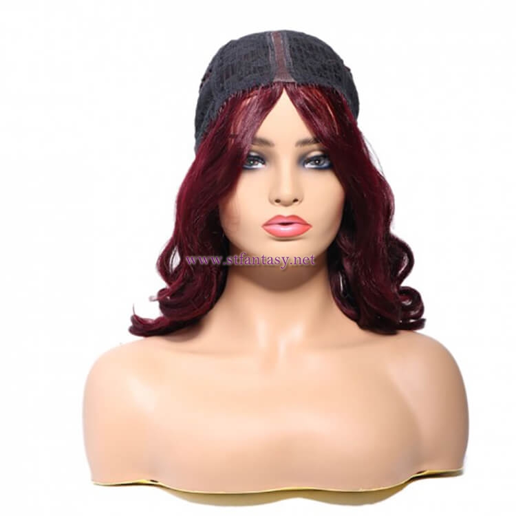 ST Fantasy Natural Middle Part Body Wave Human Hair Wig