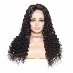 ST Fantasy Best Selling Lace Front Deep Wave Wigs Human Hair 4 Colors