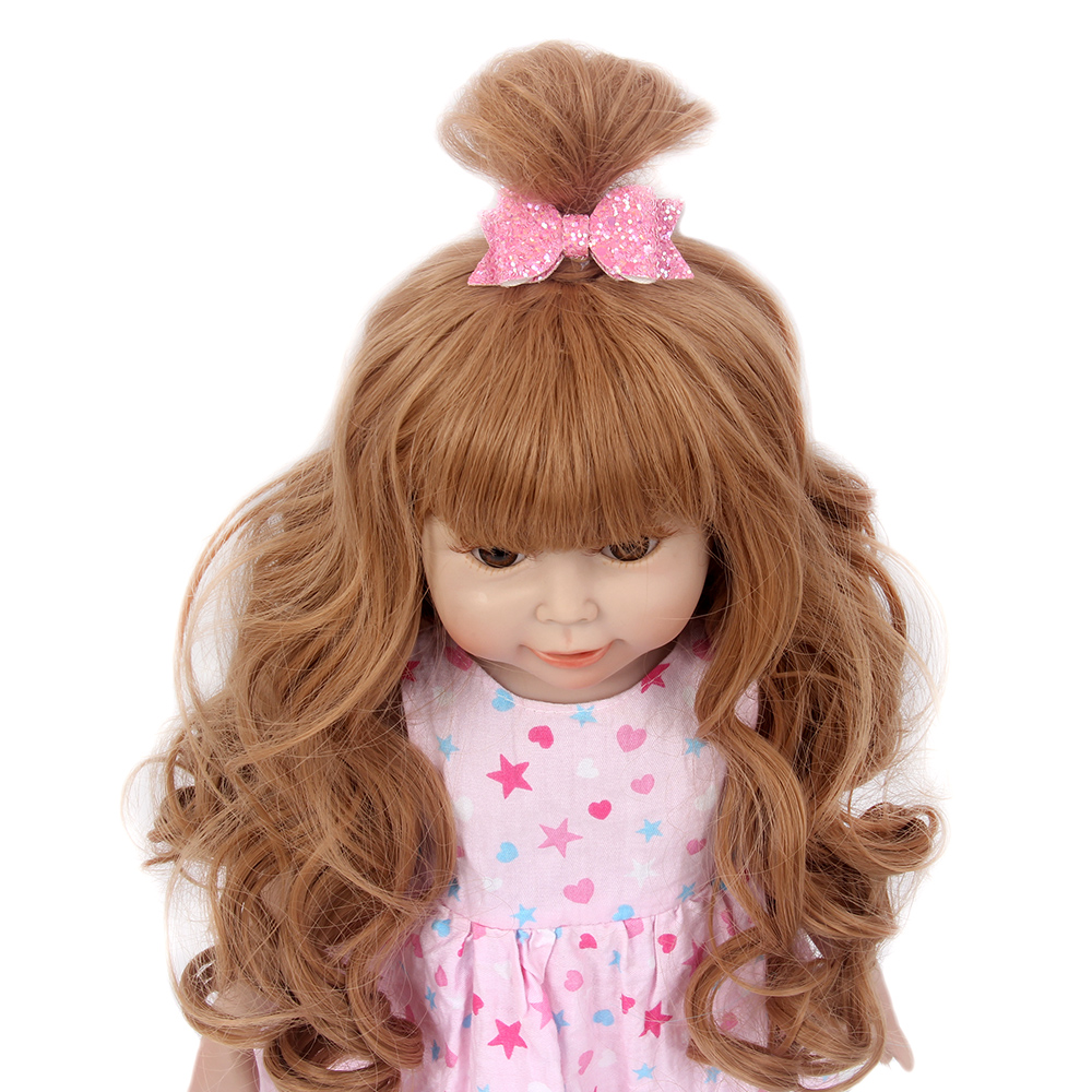 Fantasy doll wig hair for 18 inch american girl dolls wig