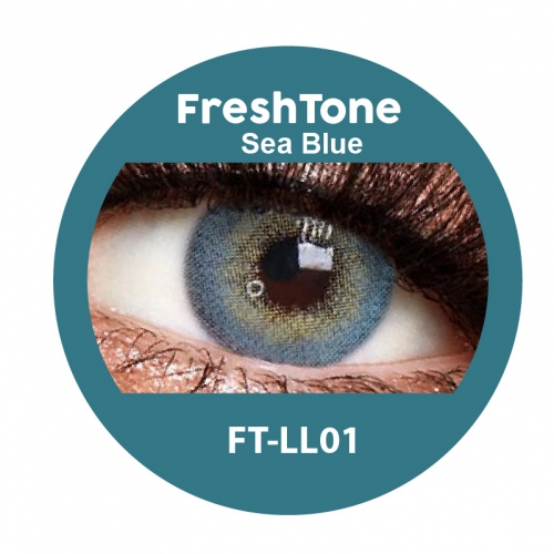 FreshTone Cosmetic Lenses - Sea blue