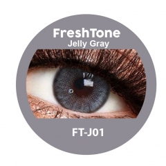 FreshTone Contact Lenses - Jelly gray color