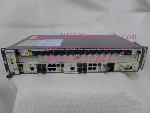 Optical Line Terminal 19 inch mini OLT MA5608T Huawei GPON OLT with one 16 ports GPFD service board GPON 2U height