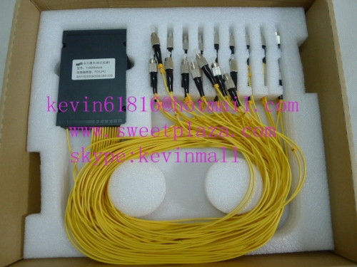 Zongxin and Shanghai Bell brand 1x32 PLC sigle mode  Splitter, Fiber Optic PLC Splitter with FC/UPC connector