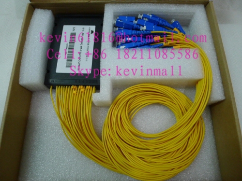 Original Huamai brand 1x32 PLC Splitter,siglemode, SC connector ODN with high quality and good price