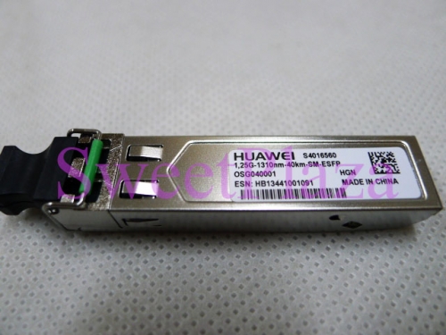 Original Huawei SFP giga uplink module, 1.25G-1310nm-40km-SM-ESFP, single mode transceiver, used for all kinds of brand