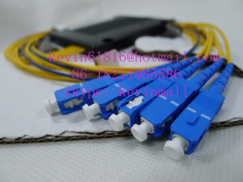 1x4 PLC Splitter,siglemode, SC/UPC, connector ODN