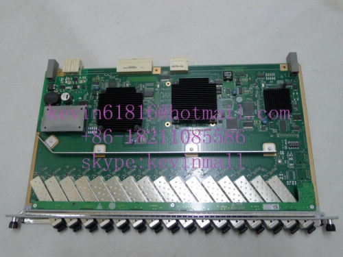 16 ports GPON board GPFD for Huawei MA5608T, MA5680T or MA5683T OLT, with 16 SFP modules B+ or C+