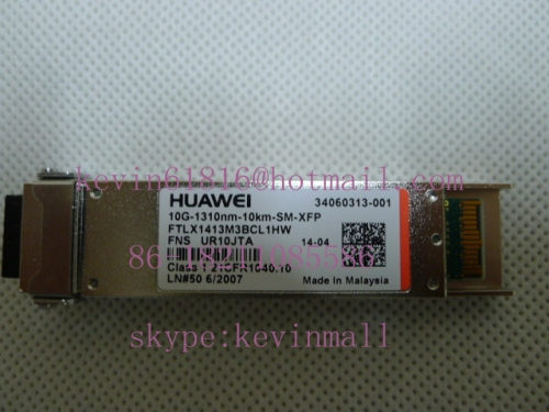 original huawei 10G module,10G-1310nm-10km-SM-XFP, single mode XFP port transceiver, high speed
