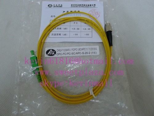 2m long 2mm optical fiber jumper cable FC/PC-SC/APC Connector single model  single core SC/APC-FC/PC Accelink patchcord