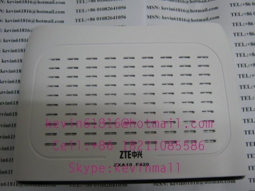 fiber to the home ZTE ZXA10 F420  EPON ONU with 4 ethernet ports and 2 voice ports apply to FTTH modes