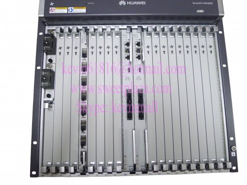 Original Huawei MA5800-X17 with 8 ports PON board XGHD of 10GE speed, 21 inch