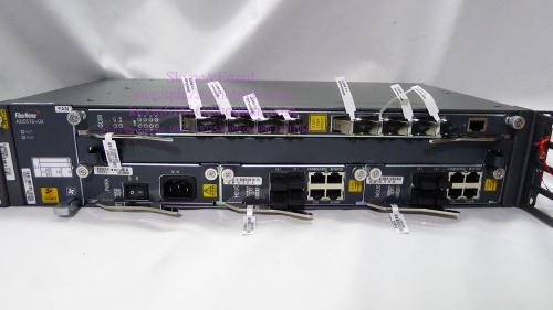 new version Fiberhome AN5516-04 GPON/EPON OLT equipment, with one 8-port GPON board, GC8B, Optical Line Terminal, 2U hight