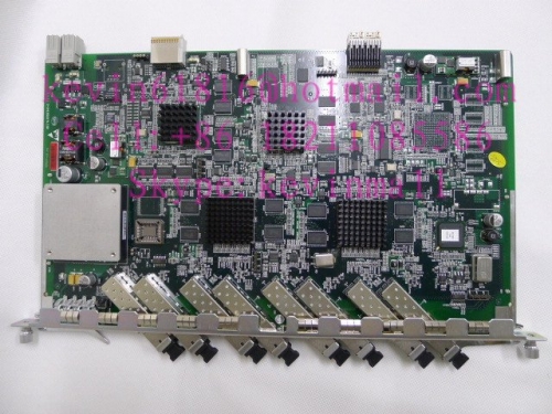 ZTE 8 ports GPON board for C300 and C320 OLT. GTGO board with 8 C+ modules or C++ B+.GTGOE GTGOG