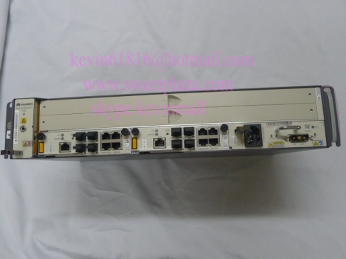 Huawei MA5608T OLT with 2 main control board MCUD1 of 10G uplink. no PON board