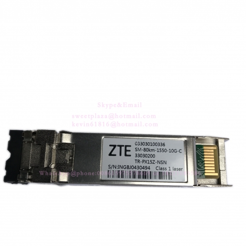 ZTE 10G uplink module of 80km SFP port Transceiver of 1550 nm