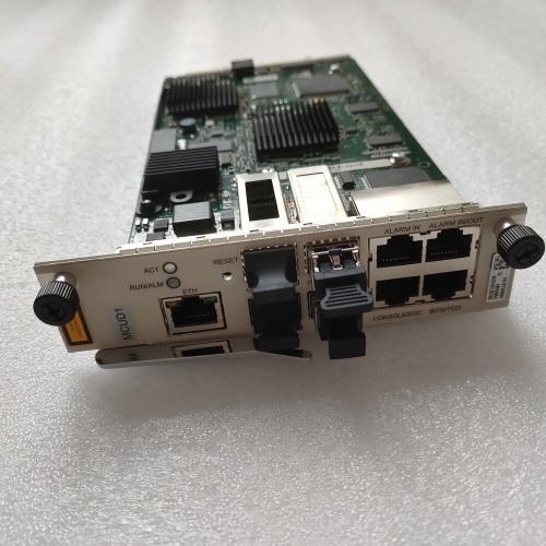 Huawei board MCUD1 of 10G uplink and control module with 2 SFP modules loaded for MA5608T OLT