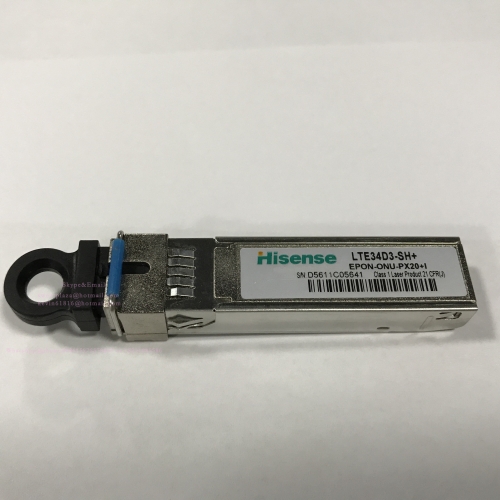 Hisense SFP module for EPON ONU, LTE34D3_SH+ EPON-ONU-PX20+1