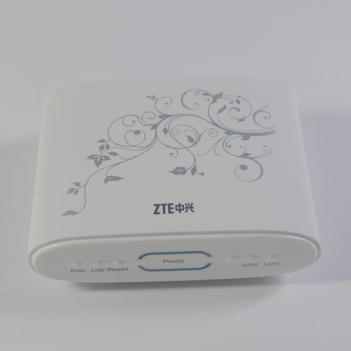 ZXHN F412 ZTE EPON ONU 2 ethernet ports, 1 telephone pot, optical network FTTH terminal for china telecom, new version