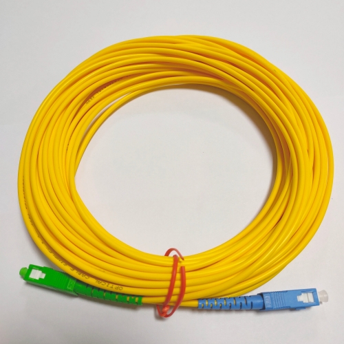 15meter 3mm  optical fiber cable SC/UPC-SC/UPC Connector single model  good quality