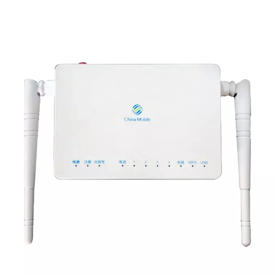 ZTE ZXHN F663NV9 ONT 2GE+2FE+1tel+WIFI GPON ONU with 2 antennas English version