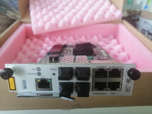 Huawei card MCUD of 1.25G uplink and control board module with 2 SFP modules for MA5608T OLT