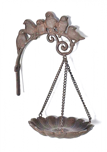 Cast Iron Wall Hanging Bird feeder JC5-14060