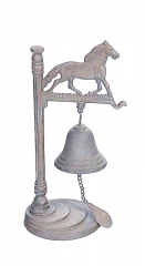 Cast Iron TABLE TOP BELL - HORSE JC5-14051
