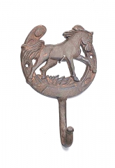 Cast Iron Wall Hook-HORSE &HORSE SHOE