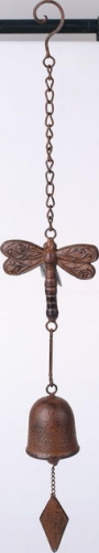 Cast Iron DragonFly Bell Hanging JC5-3054
