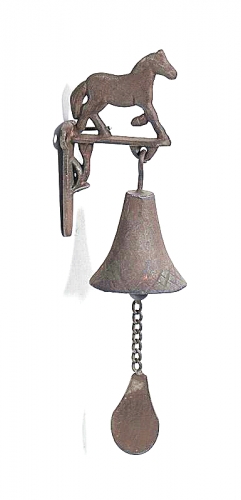 Cast Iron WALL BELL - HORSE JC5-14054